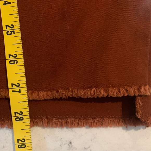 Democracy Women's Pants Jeans Ab
Technology Rust Color Cropped
Frayed NWT - 14 - Picture 10 of 10